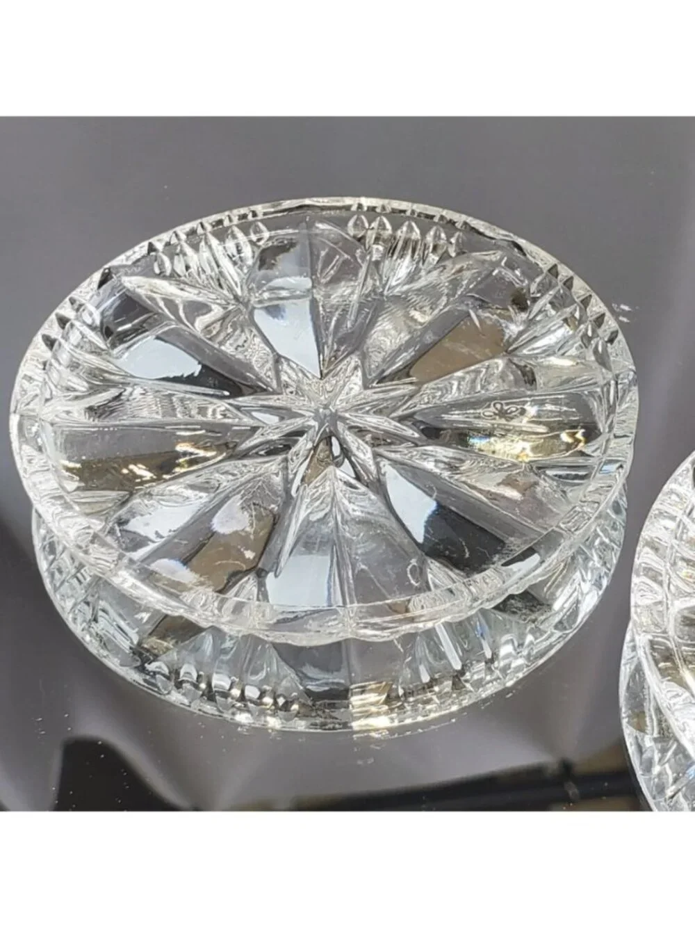 Vintage Royal Limited 24% Leaded Crystal Coasters 3.25